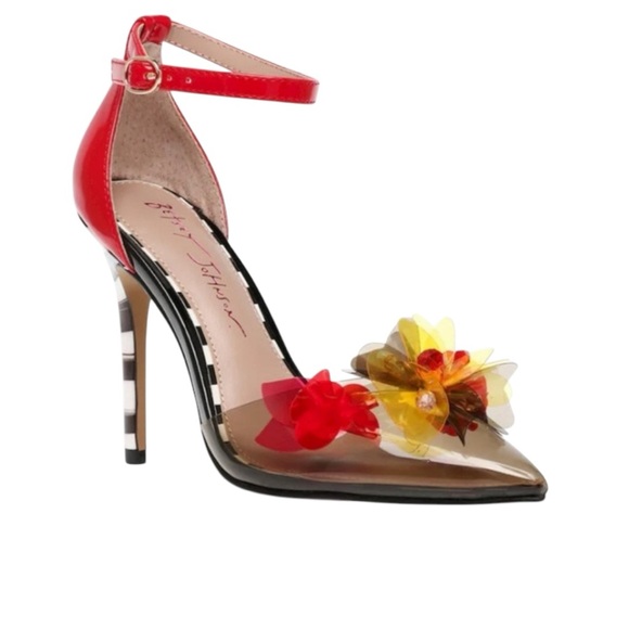 Betsey Johnson Shoes - Betsey Johnson Women's Floral Heels Size 8